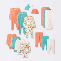 Baby Girls' Layette Garden Gifting Bundle - Cloud Island™ Floral -Cloud Island Outlet Store GUEST 009b4bd7 ce24 433f a6a8 f06f0f4f1d2f