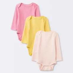 Baby Girls' 3pk Long Sleeve Waffle Bodysuit - Cloud Island™ Pink 7 Baby Girls' 3pk Long Sleeve Waffle Bodysuit - Cloud Island™ Pink -Cloud Island Outlet Store GUEST 0519e5ad 7837 43db a325 09c5dbddd3a9