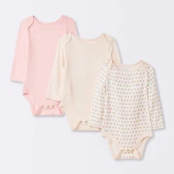 Baby Girls' 3pk Modal Bodysuit - Cloud Island™ Pink -Cloud Island Outlet Store GUEST 05343d39 e20f 468b 8692 e5310ac9a615