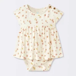 Baby Girls' Costal Ribbed Romper - Cloud Island™ White -Cloud Island Outlet Store GUEST 08fc809e ef32 4fd8 a3cf 3304c3d2122a