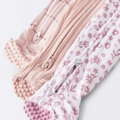 Baby Girls' 3pk Floral Tight Fit Sleep N' Play - Cloud Island™ Peach -Cloud Island Outlet Store GUEST 0a2bd300 83d3 444e a17f f022971aa30a