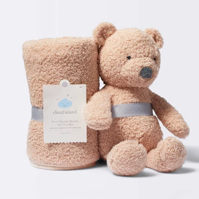 Plush Blanket With Soft Toy - Bear - Cloud Island™ 3 Plush Blanket With Soft Toy - Bear - Cloud Island™ - Image 3