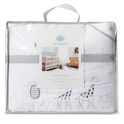 Crib Bedding Set Two By Two 4pc - Cloud Island™ Gray -Cloud Island Outlet Store GUEST 12a99e75 ec4c 488b 96d5 b0b1c1efd70d