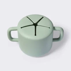 Silicone Snack Cup With Lid - Green - Cloud Island™ -Cloud Island Outlet Store GUEST 154a4342 cd50 47be 93d1 55d56c20b87c