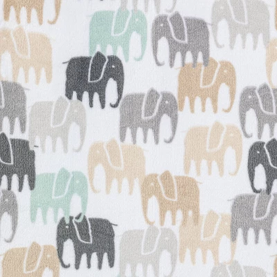 Changing Pad Cover Elephants - Cloud Island™ Gray 2 Changing Pad Cover Elephants - Cloud Island™ Gray - Image 2