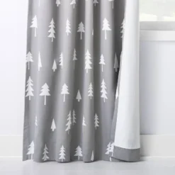 Blackout Curtain Panel Trees - Cloud Island™ Gray -Cloud Island Outlet Store GUEST 22582301 9f26 419e 896e 88f3bc1f911f