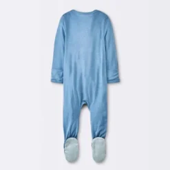 Baby Boys' 2pk So Very Soft Modal Blend Sleep N' Play - Cloud Island™ Light Blue