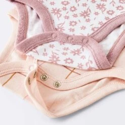 Baby Girls' 4pk Floral Long Sleeve Bodysuits - Cloud Island™ Peach/Pink -Cloud Island Outlet Store GUEST 2aa15f26 c9a4 4abe 887a fb4e3bef33a2