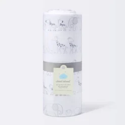 Jersey Knit Reversible Blanket Two By Two - Cloud Island™ Gray -Cloud Island Outlet Store GUEST 2d0de6fa 499e 4409 9f26 330e8f398e0f