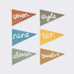 Milestone Felt Pennants - Multi Color - Cloud Island™ -Cloud Island Outlet Store GUEST 2d655339 351b 4fa7 a813 a9115447fe87