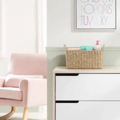 Cloud Island Outlet Store 21 Woven Diaper Caddy With Dividers - Cloud Island™ Natural Woven