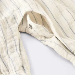 Baby Girls' Striped Gauze Long Legged Romper - Cloud Island™ Cream -Cloud Island Outlet Store GUEST 34792ef6 49d1 47cb 87c4 ca804962d658