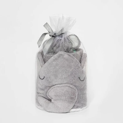 Baby 6pk Bath Bundle - Cloud Island™ Silver 4 Baby 6pk Bath Bundle - Cloud Island™ Silver - Image 4