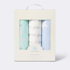 Muslin Swaddle Blanket I Love You To The Moon And Back - 3pk - Cloud Island™ 3 Muslin Swaddle Blanket I Love You To The Moon And Back - 3pk - Cloud Island™ -Cloud Island Outlet Store GUEST 4316b81e 63c4 4e33 8673 83aed054a868