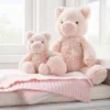 Pig Plush Animal With Mini Plush Pig Stuffed Animal Toy - Pink - 2pc - Cloud Island™