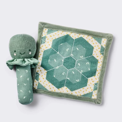 Rattle And Crinkle Paper - Turtle - 2pc - Cloud Island™ 3 Rattle And Crinkle Paper - Turtle - 2pc - Cloud Island™ - Image 3