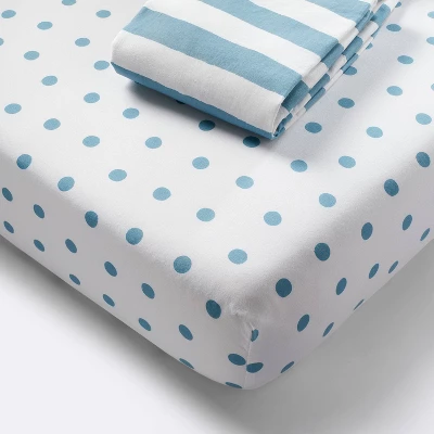 Crib Bedding Set - Blue - 4pc - Cloud Island™ 2 Crib Bedding Set - Blue - 4pc - Cloud Island™ - Image 2
