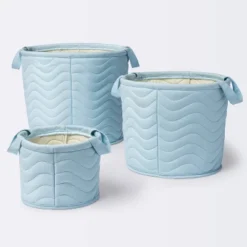 Quilted Fabric Medium Round Storage Basket - Blue - Cloud Island™ 5 Quilted Fabric Medium Round Storage Basket - Blue - Cloud Island™ -Cloud Island Outlet Store GUEST 50059e14 ed0f 4ece b7c4 6131355149f5