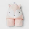 Baby Fox Hooded Bath Towel - Cloud Island™ Pink