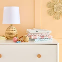 Handheld Plush Rattle Baby Toy - Bear - Cloud Island™