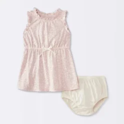 Baby Girls' Floral Printed Dress - Cloud Island™ Cream -Cloud Island Outlet Store GUEST 57f05075 adc4 44a2 9ef6 406be8bb49d6