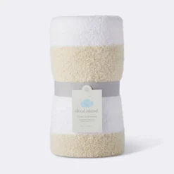 Chenille Stripe Baby Blanket - Khaki And White Stripes - Cloud Island™ -Cloud Island Outlet Store GUEST 5e253cb6 9de0 47c7 8cf0 6bcbbfffa040