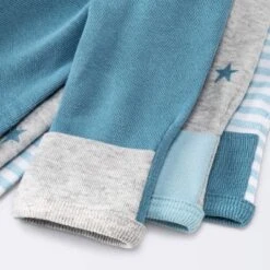 Baby Boys' 3pk Basic Romper - Cloud Island™ Sky Blue Preemie -Cloud Island Outlet Store GUEST 638ba981 3512 4a1d 8964 06832920a058