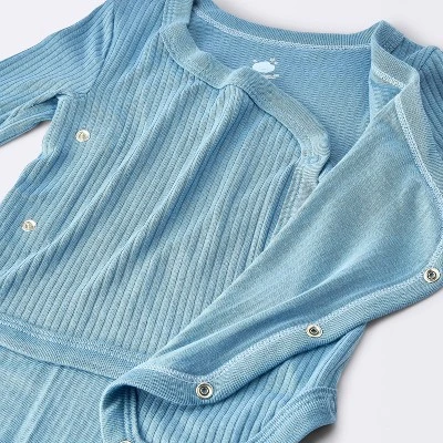 Baby Boys' 2pc Soft Blend Top & Bottom Set - Cloud Island™ Blue 2 Baby Boys' 2pc Soft Blend Top & Bottom Set - Cloud Island™ Blue - Image 2