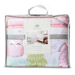 Crib Bedding Set Forest Frolic 4pc - Cloud Island™ Pink -Cloud Island Outlet Store GUEST 669133dc 89c1 4e8a b71b 0b930ec177f7