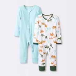 Baby Boys' 2pk Safari Animals Zip Romper - Cloud Island™ 8 Baby Boys' 2pk Safari Animals Zip Romper - Cloud Island™ -Cloud Island Outlet Store GUEST 6a050ea2 182d 407e b259 1392e197dbb6