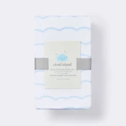 Plush Changing Pad Cover Sea Stripe - White/Blue - Cloud Island™ -Cloud Island Outlet Store GUEST 829e06e2 630b 4a16 a690 c4a68123f6c4