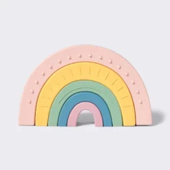 Silicone Toy - Rainbow Stacker - Cloud Island™ -Cloud Island Outlet Store GUEST 893674fe 4229 4ca5 af03 03365ee5dd77