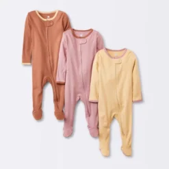 Baby Girls' 3pk Tight Fit Zip-Up Sleep N' Play - Cloud Island™ -Cloud Island Outlet Store GUEST 97ec2246 4bfd 4191 997c 0d16a82efd12