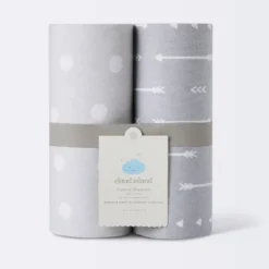 Flannel Swaddle Baby Blankets - Gray Arrows And Dots - 2pk - Cloud Island™ -Cloud Island Outlet Store GUEST 9b6b1c43 3b3f 46ed ab75 85ac8db825d9