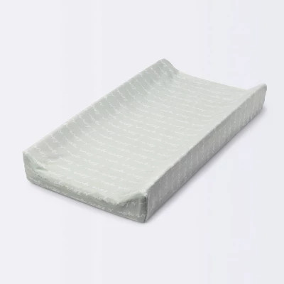 Plush Changing Pad Cover I Love You Script - Cloud Island™ Mint 2 Plush Changing Pad Cover I Love You Script - Cloud Island™ Mint - Image 2