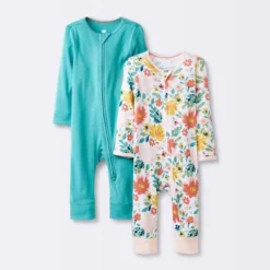 Baby Girls' 2pk Zip Romper - Cloud Island™ -Cloud Island Outlet Store GUEST a391e3e8 dab7 4876 a0c9 40c77d7834d2