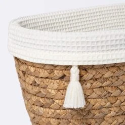 Natural Weave Oval Storage Bin With Waffle Weave Liner - Cloud Island™ -Cloud Island Outlet Store GUEST a50886a0 1fd1 4340 aa80 3ea3f0fda9a4