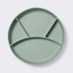 Silicone Suction Divided Plate - Green - Cloud Island™ -Cloud Island Outlet Store GUEST a654fd7f 7512 4a8c aea5 8c56d664d683