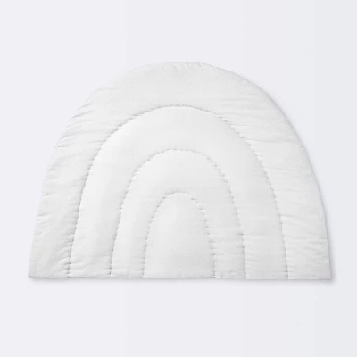 Quilted Floor Blanket And Playmat - Rainbow - Cloud Island™ 2 Quilted Floor Blanket And Playmat - Rainbow - Cloud Island™ - Image 2