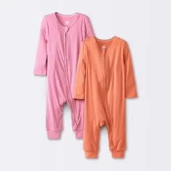 Baby Girls' 2pk Premium Romper - Cloud Island™ -Cloud Island Outlet Store GUEST b1cb7e0b dfbc 40f2 9d63 7c2c74e9103d