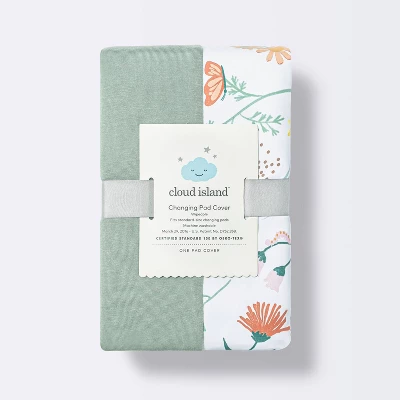 Wipeable Changing Pad Cover - Garden Floral - Cloud Island™ 2 Wipeable Changing Pad Cover - Garden Floral - Cloud Island™ - Image 2
