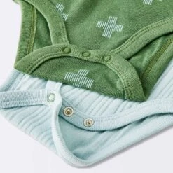 Baby Boys' 4pk Bear Short Sleeve Bodysuits - Cloud Island™ Ivory/Blue/Green -Cloud Island Outlet Store GUEST c215bf52 5853 432c be58 2159b1d81bd2