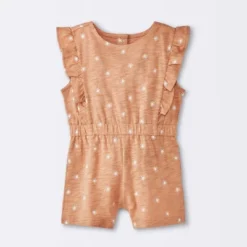 Baby Girls' Sun Stamps Printed Ruffle Romper - Cloud Island™ Tan 7 Baby Girls' Sun Stamps Printed Ruffle Romper - Cloud Island™ Tan -Cloud Island Outlet Store GUEST d352768e 43f2 4e55 850a ec4cb21e5f91