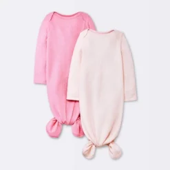 Baby Girls' 2pk Basic Waffle Gowns - Cloud Island™ Pink -Cloud Island Outlet Store GUEST d6b16d1d 42ba 43d9 bc93 8afa30e53b3b
