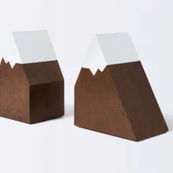 Mountain Peak Bookends - Cloud Island™ Brown -Cloud Island Outlet Store GUEST d9b64009 8b3d 4210 863b 426c275a06a4
