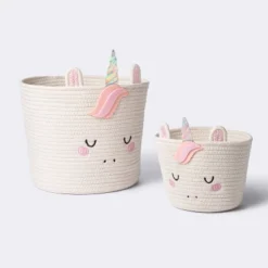 Coiled Rope Medium Round Storage Decorative Basket - Unicorn - Cloud Island™ 5 Coiled Rope Medium Round Storage Decorative Basket - Unicorn - Cloud Island™ -Cloud Island Outlet Store GUEST dc09bb33 1873 4ba5 b74a 5dac09679ff1