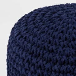 Pouf Ottoman - Cloud Island™ Navy 3 Pouf Ottoman - Cloud Island™ Navy -Cloud Island Outlet Store GUEST ec4d889b 0193 47ba bb14 5f4338b295b2