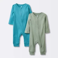 Baby 2pk Basic Wide Rib Romper - Cloud Island™ Green 5 Baby 2pk Basic Wide Rib Romper - Cloud Island™ Green -Cloud Island Outlet Store GUEST f18c759b f567 4a7a 9595 bb166216d579