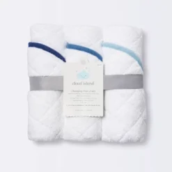Changing Pad Liner White With Blue Edge - Cloud Island™ 3pk 5 Changing Pad Liner White With Blue Edge - Cloud Island™ 3pk -Cloud Island Outlet Store GUEST f7a275d1 4928 4987 b2b5 bf1f4ebc764b
